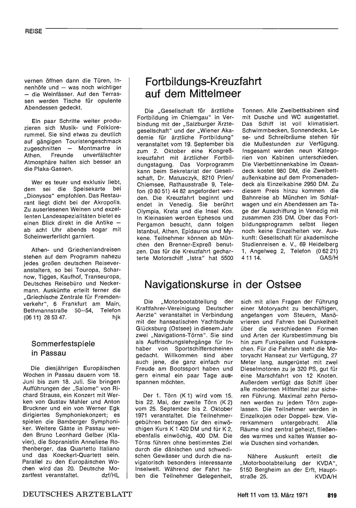 Vorschauseite 1: Navigationskurse in der Ostsee
