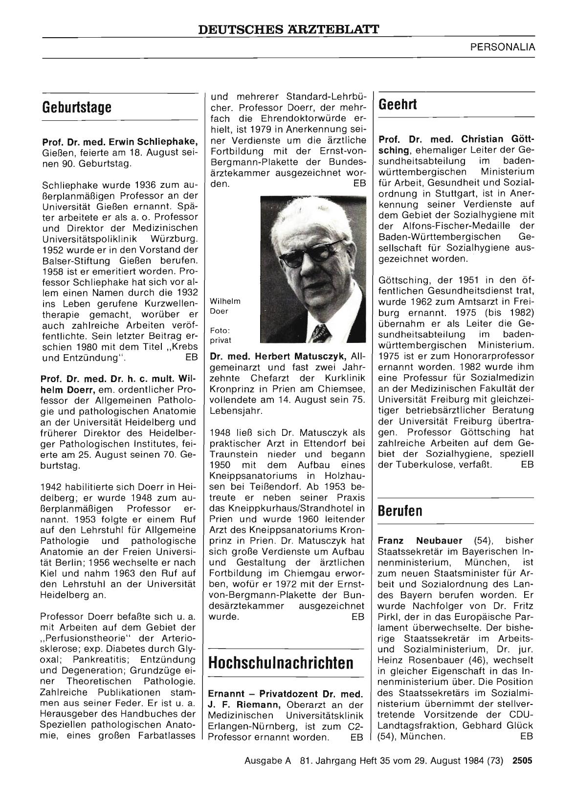 Vorschauseite 1: Berufen