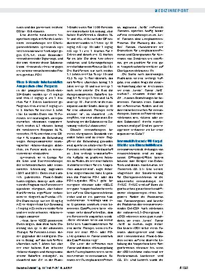 Vorschauseite 4: Klinische Onkologie: Wie sich ein „kalter“ Tumor „heiß“ machen lässt
