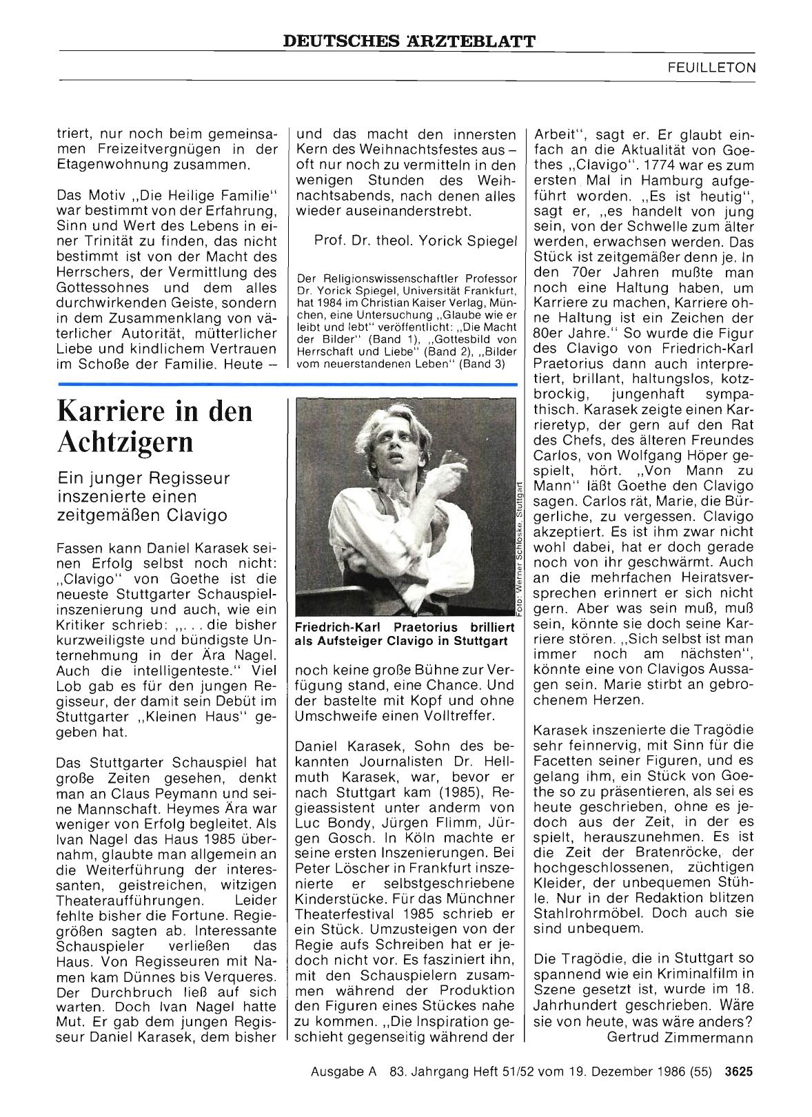 Vorschauseite 1: Karriere in den Achtzigern
