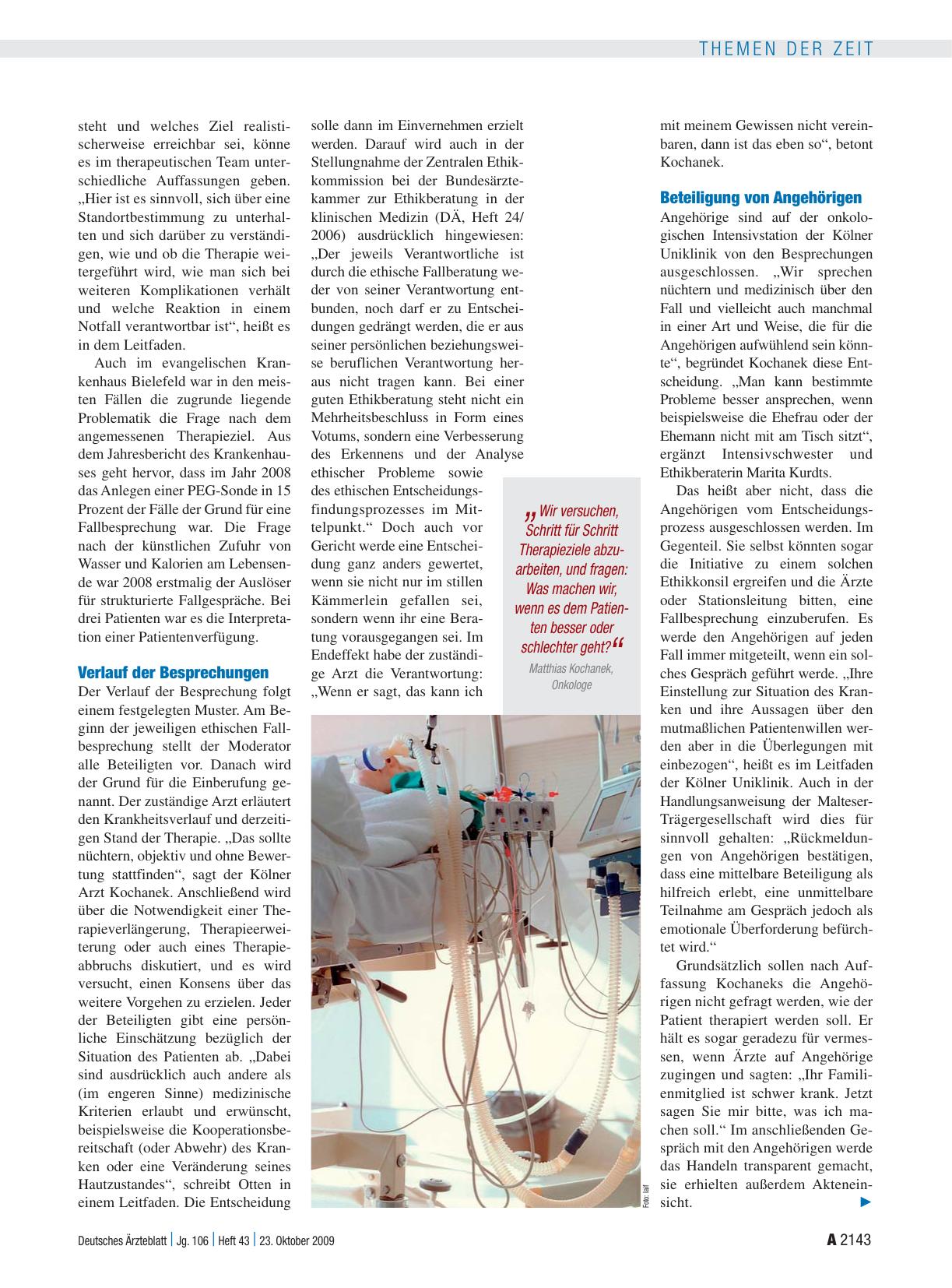 Vorschauseite 2: Ethische Fallbesprechungen: Das Beste für den Patienten