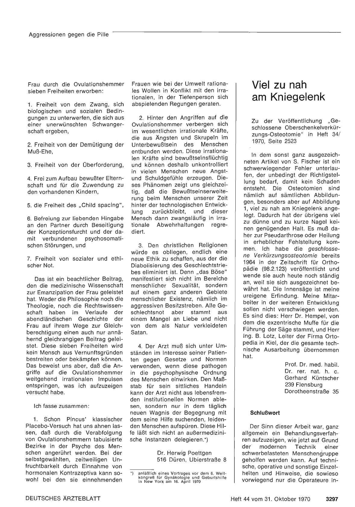 Vorschauseite 1: Viel zu nah am Kniegelenk