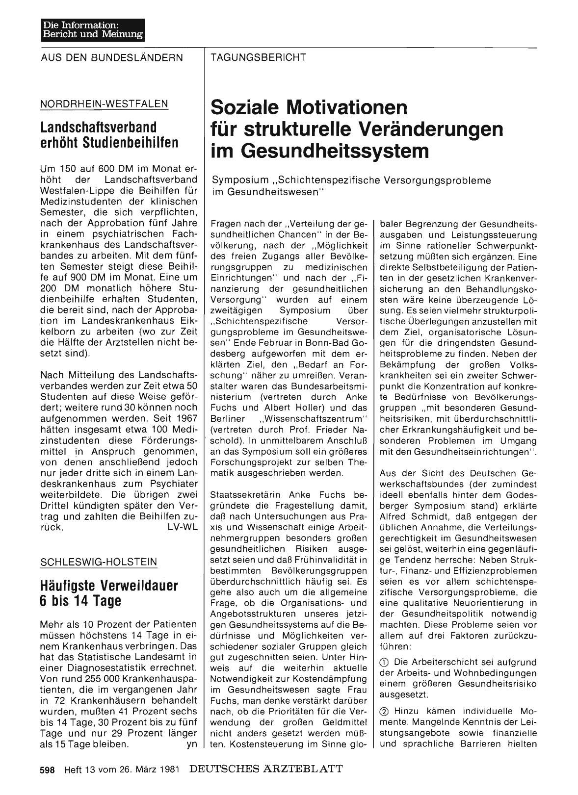 Vorschauseite 1: NORDRHEIN-WESTFALEN: Landschaftsverband erhöht Studienbeihilfen