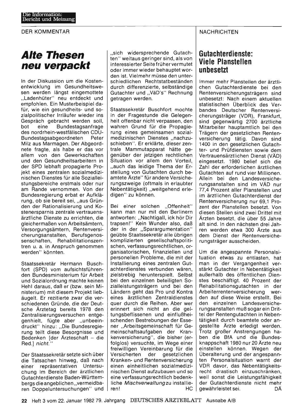 Vorschauseite 1: Gutachterdienste: Viele Planstellen unbesetzt