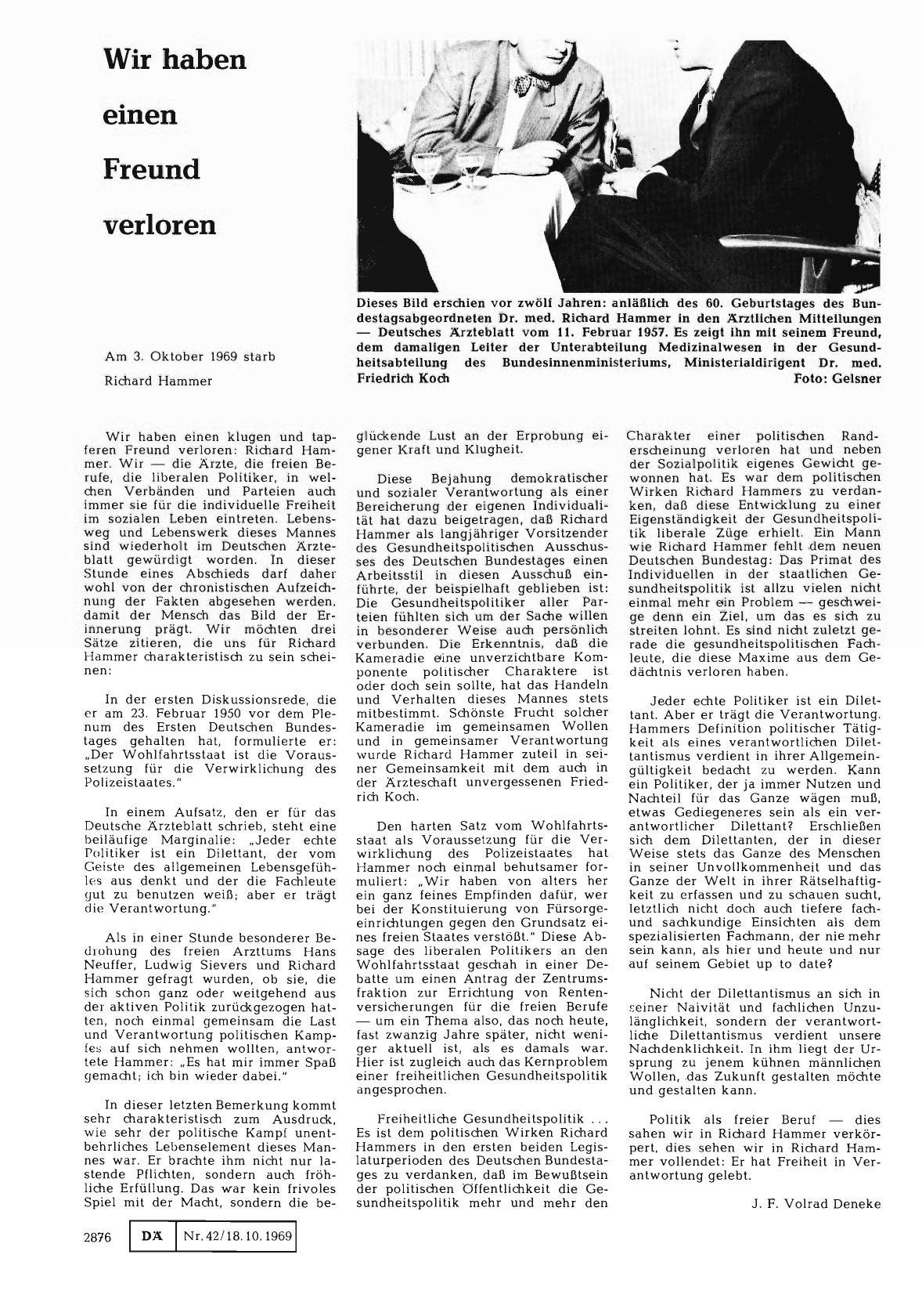 Vorschauseite 1: Wir haben einen Freund verloren