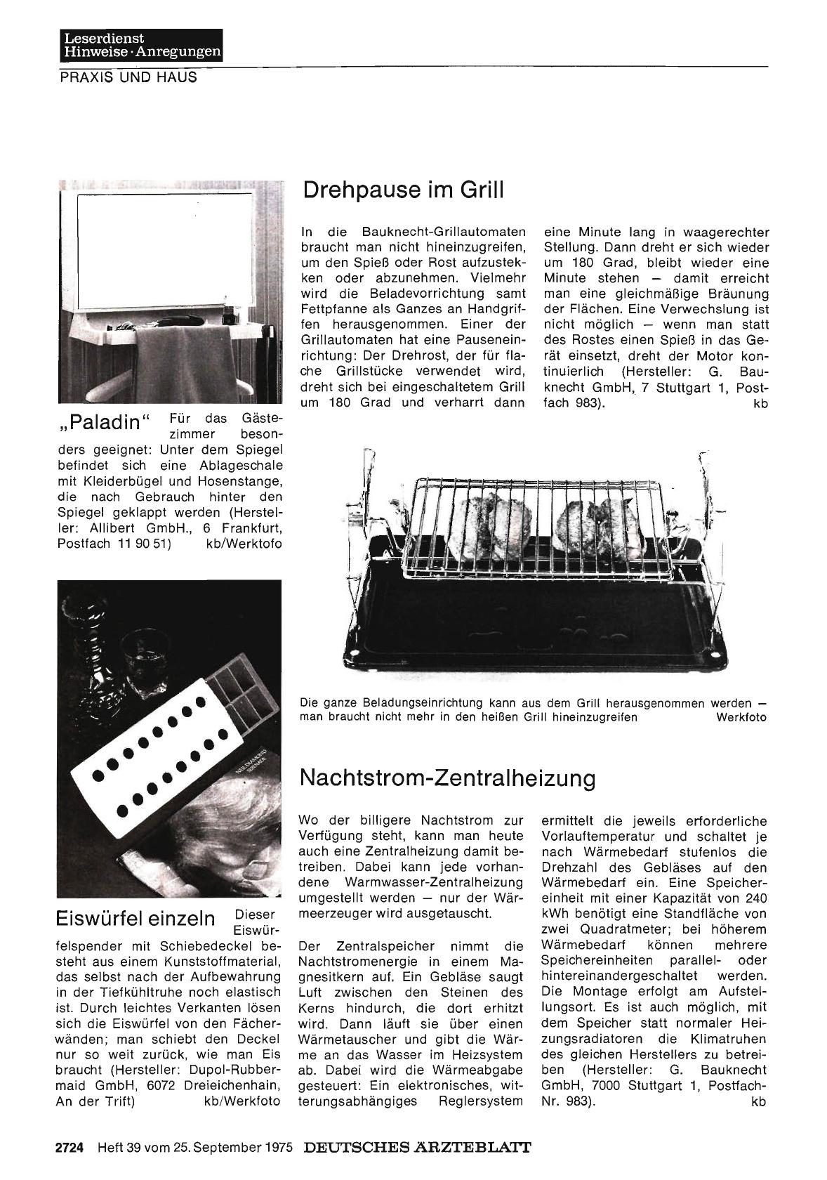 Vorschauseite 1: Nachtstrom-Zentralheizung