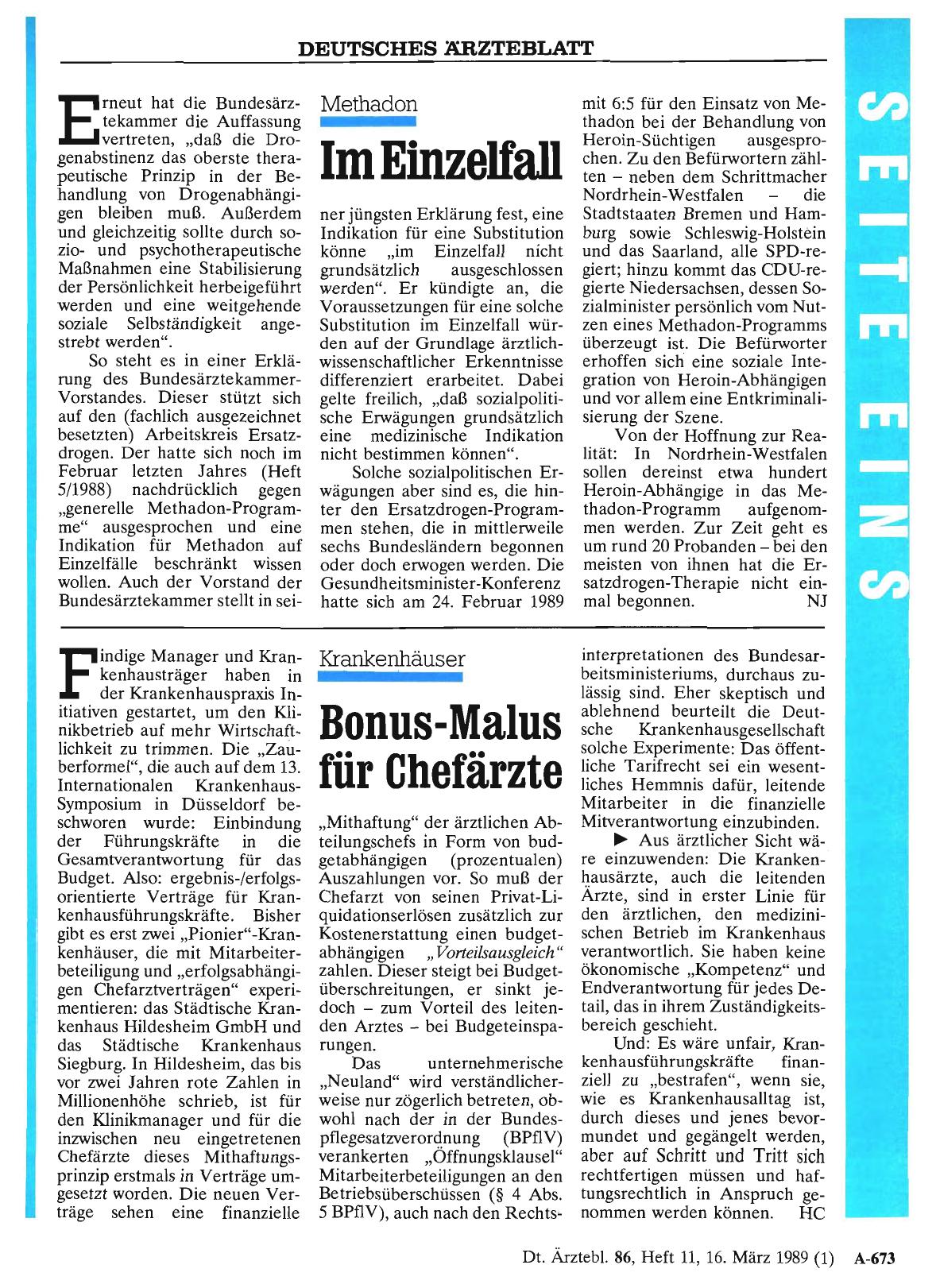 Vorschauseite 1: Methadon: Im Einzelfall