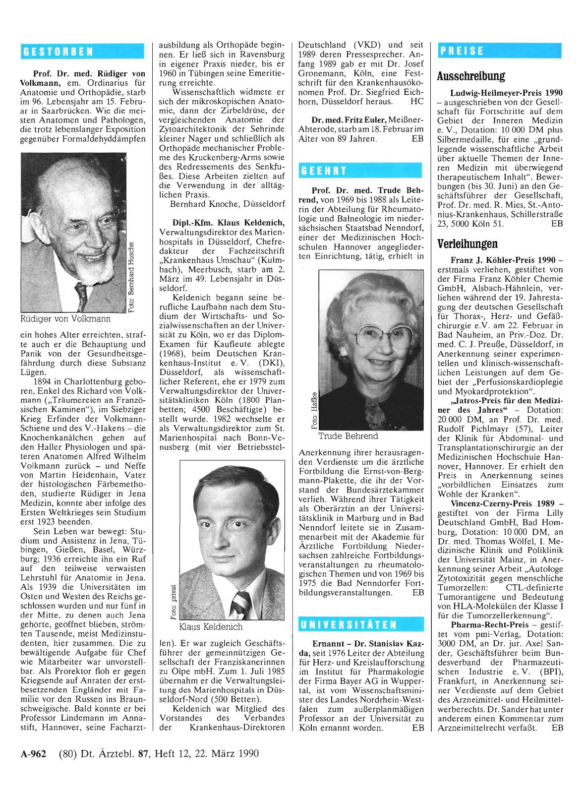 Vorschauseite 1: UNIVERSITÄTEN