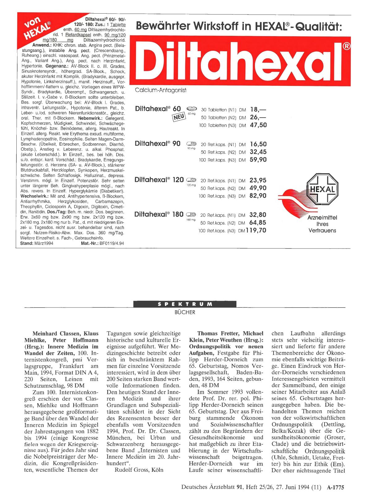 Vorschauseite 1: Innere Medizin im Wandel der Zeiten