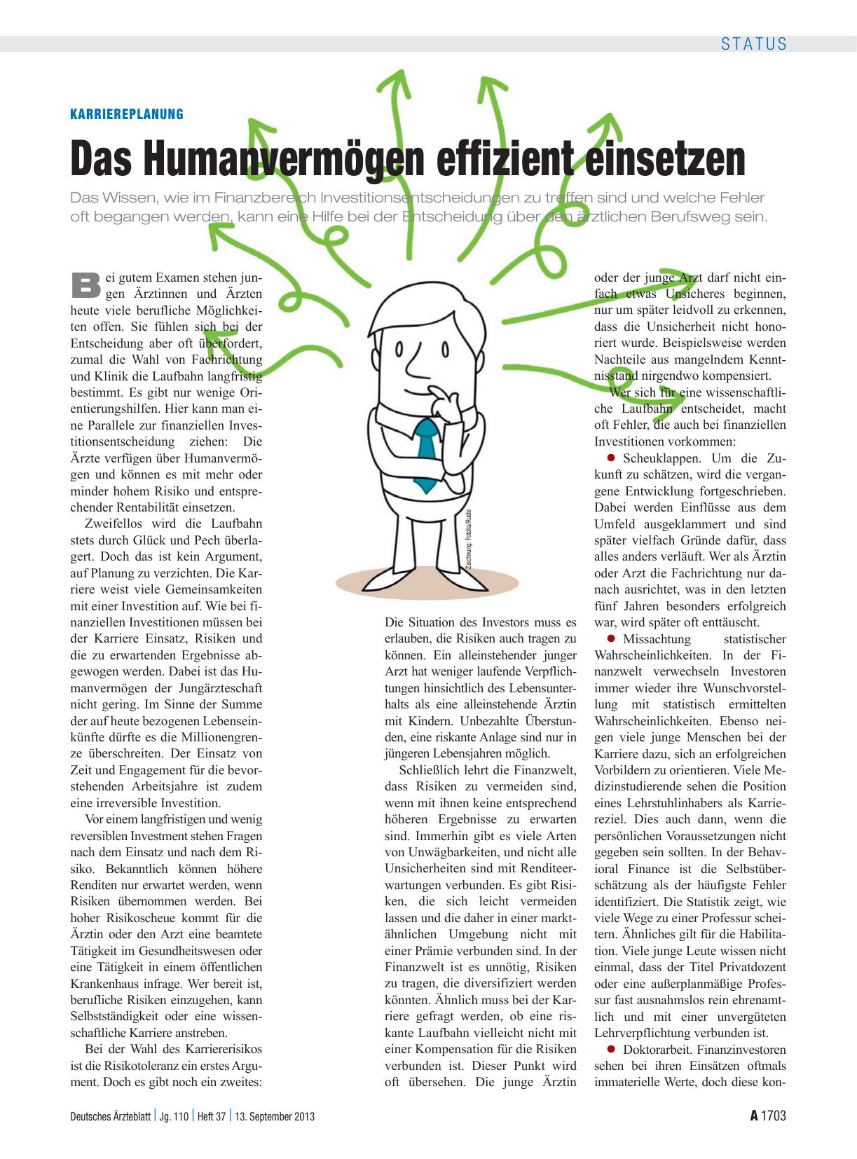 Vorschauseite 1: Karriereplanung: Das Humanvermögen effizient einsetzen