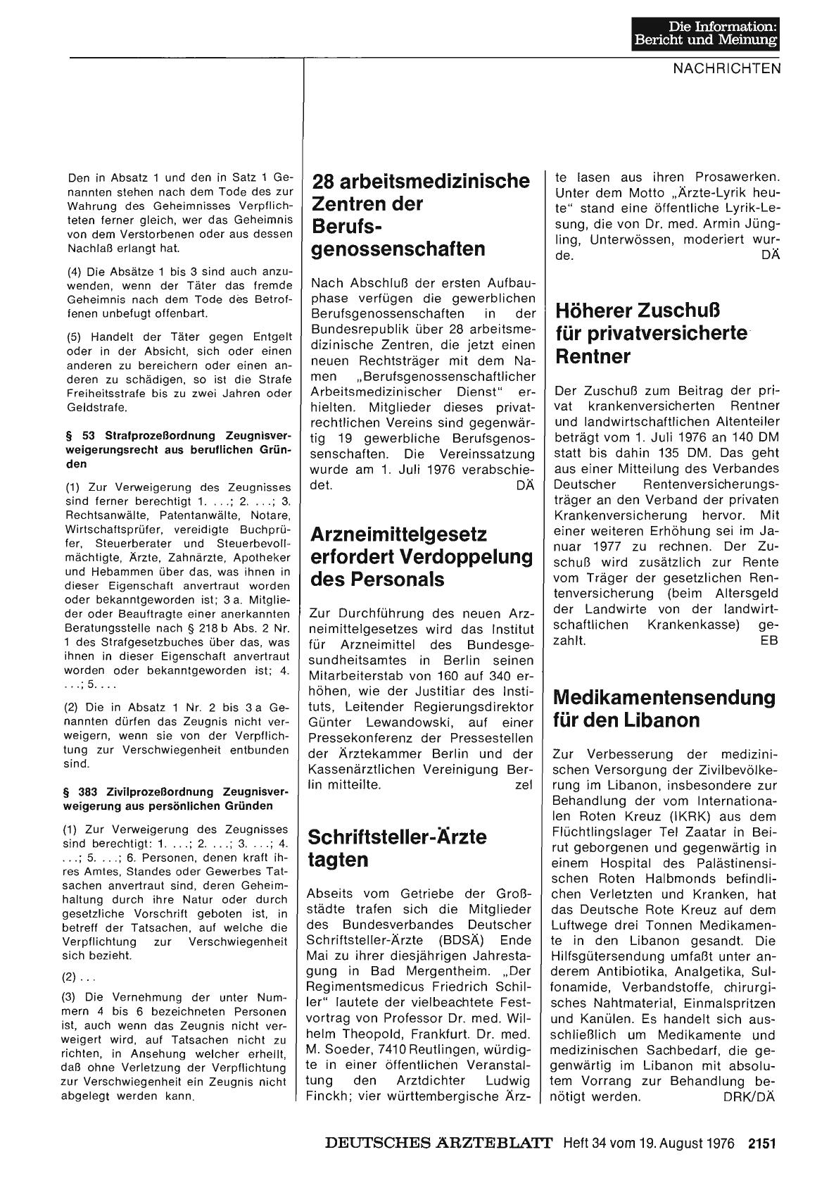 Vorschauseite 1: 28 arbeitsmedizinische Zentren der Berufsgenossenschaften