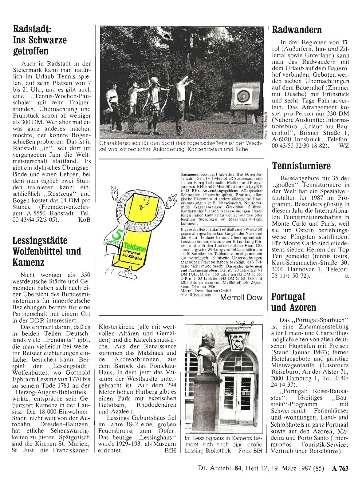 Vorschauseite 1: Tennisturniere