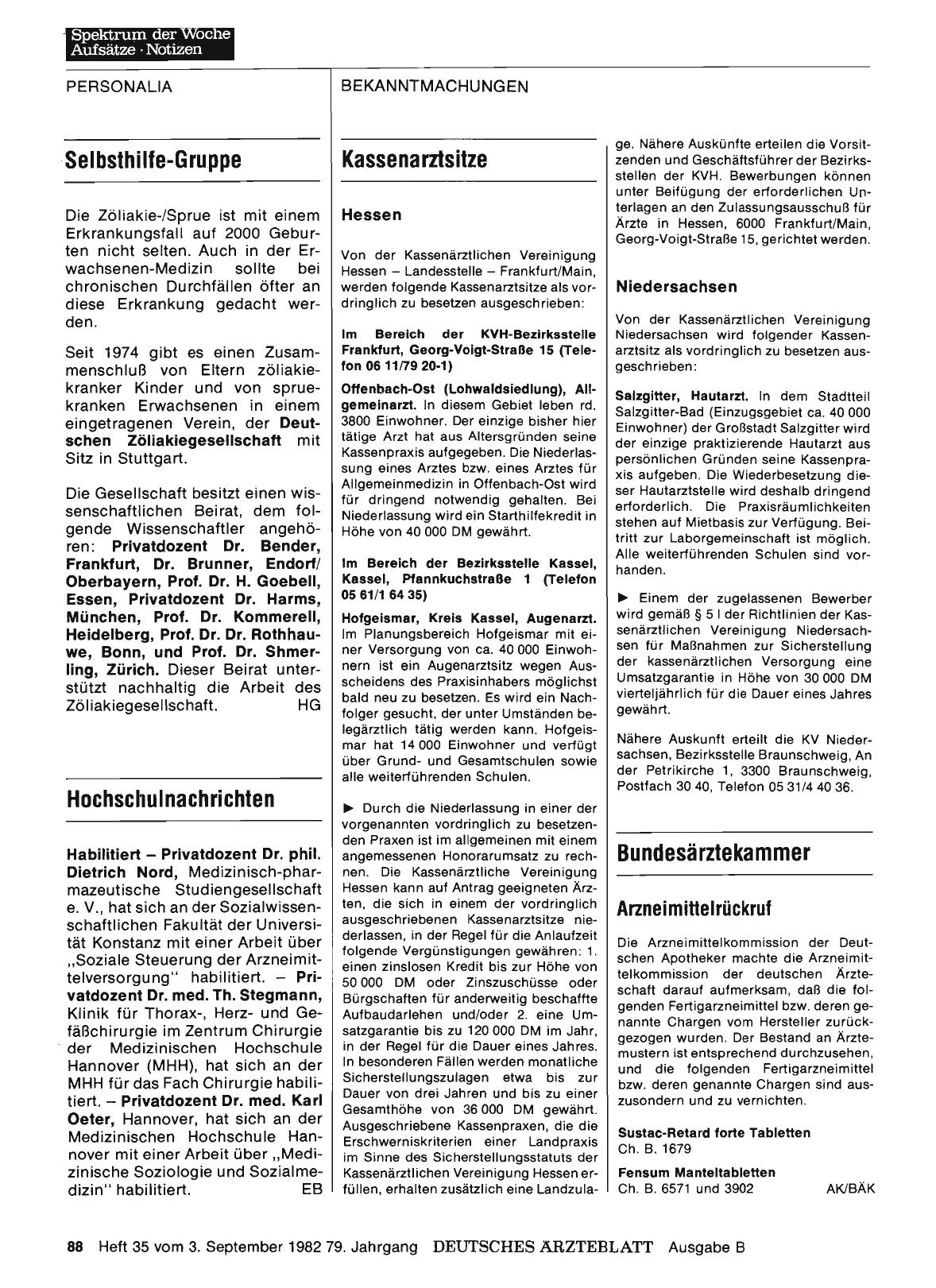 Vorschauseite 1: Bundesärztekammer: Arzneimittelrückruf