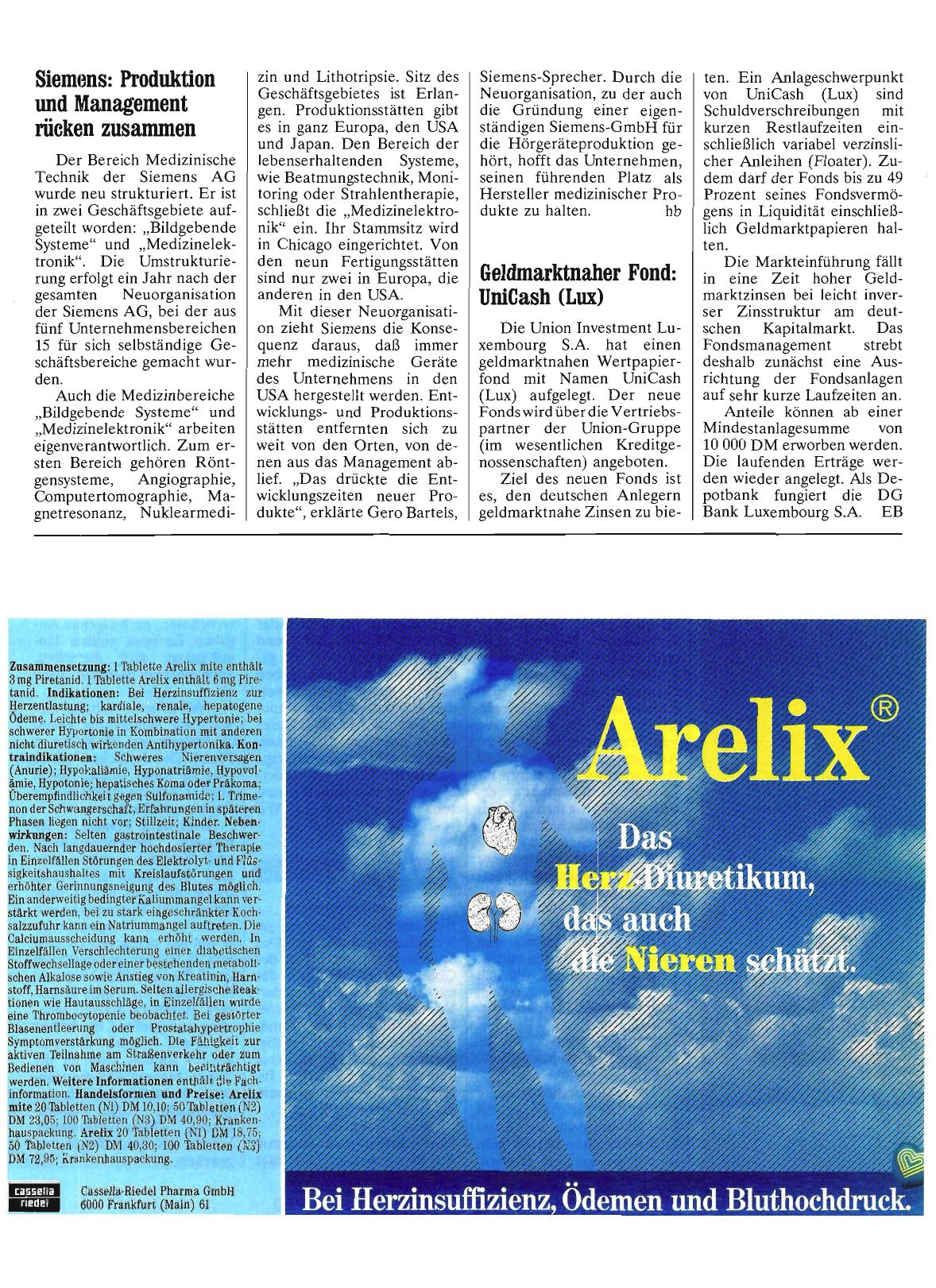 Vorschauseite 1: Siemens: Produktion und Management rücken zusanunen