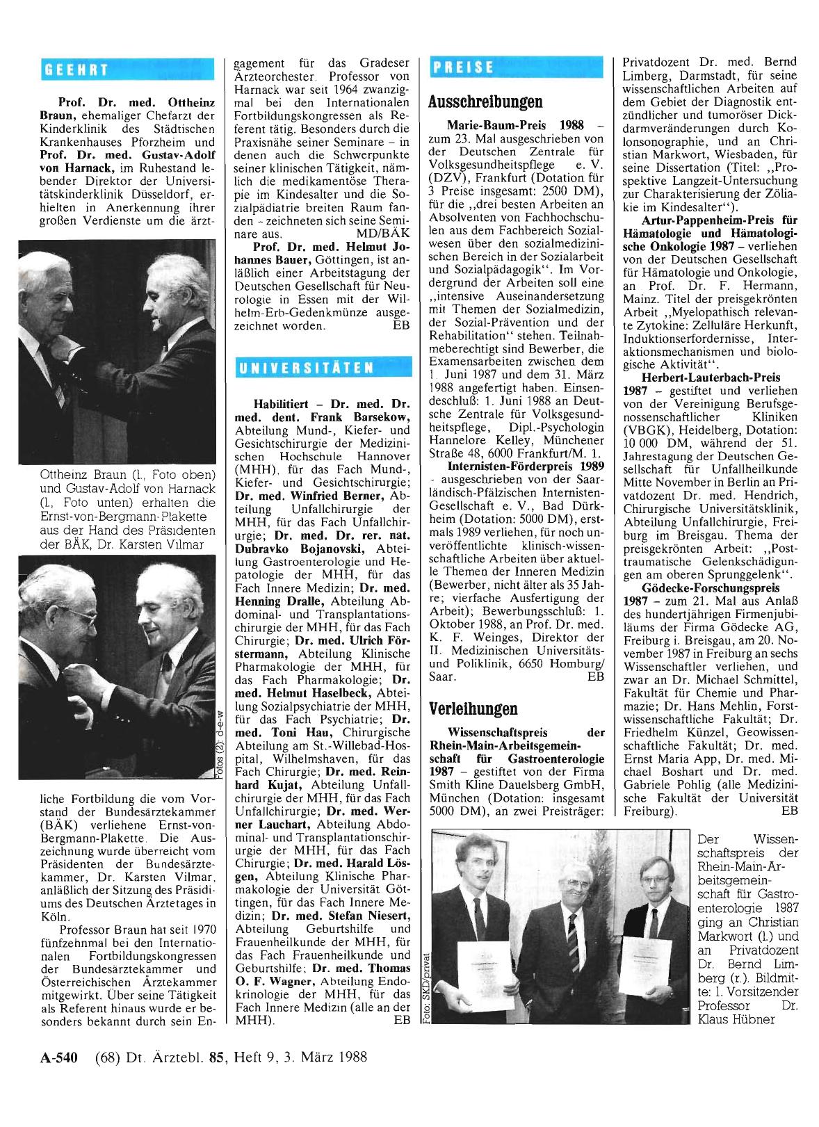 Vorschauseite 1: Geehrt