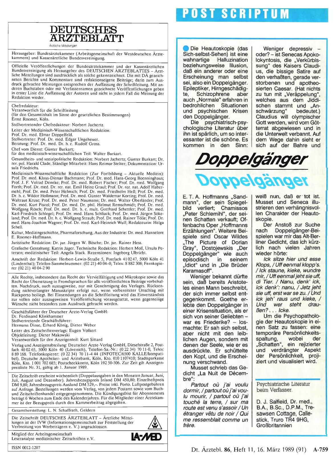 Vorschauseite 1: Doppelgänger