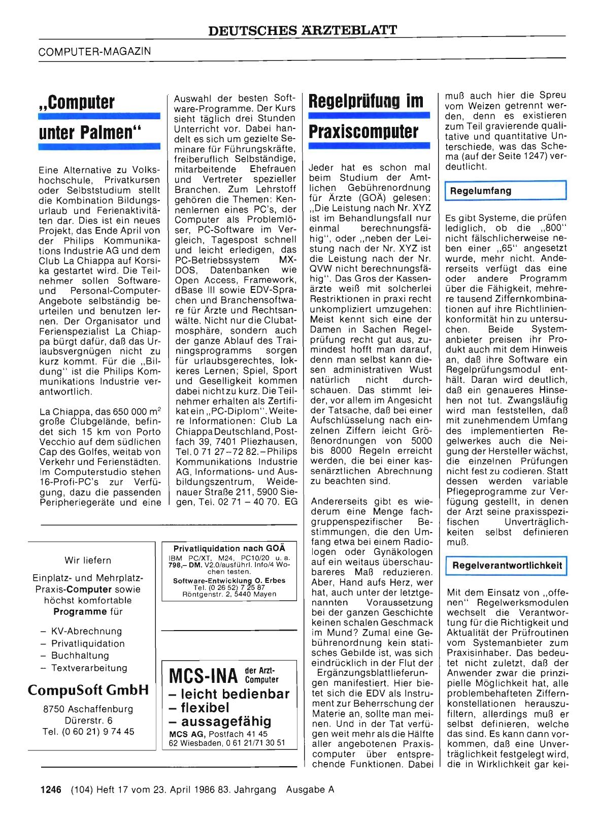 Vorschauseite 1: Regelprüfung im Praxiscomputer