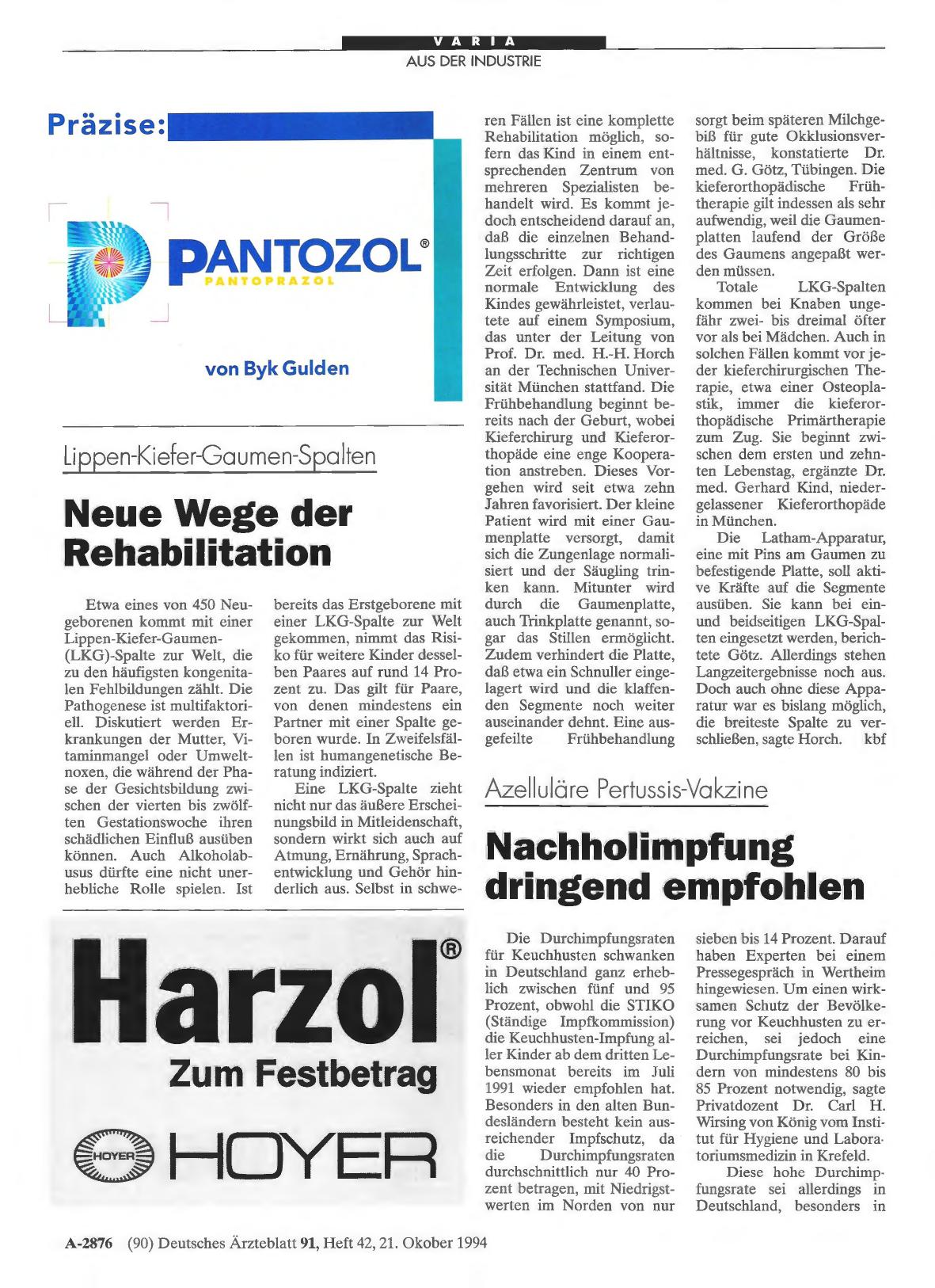 Vorschauseite 1: Lippen-Kiefer-Gaumen-Spalten: Neue Wege der Rehabilitation