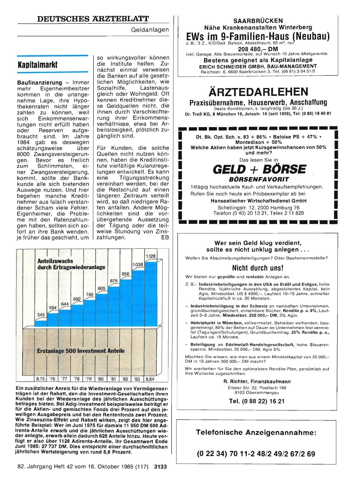 Vorschauseite 1: Anteilzuwachs durch Ertragswiederanlage