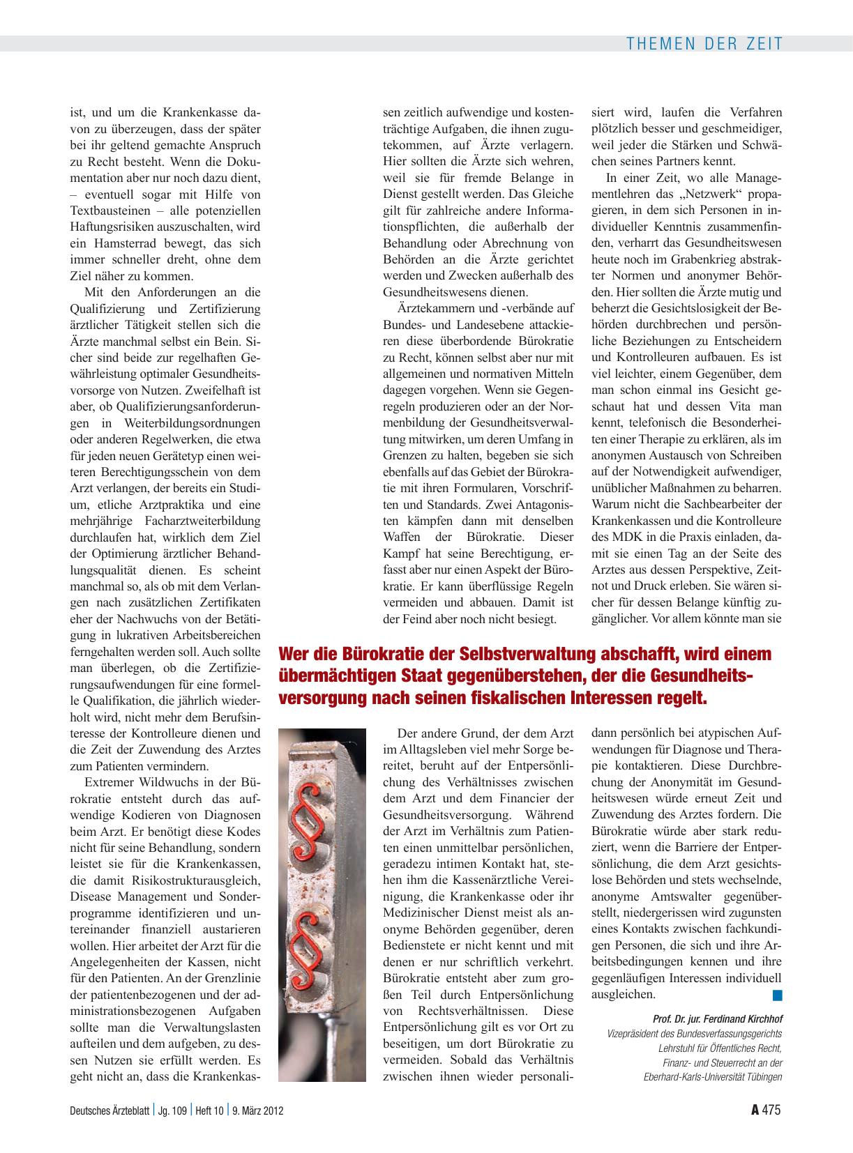 Vorschauseite 3: Bürokratie: Die Anonymität mutig und beherzt durchbrechen