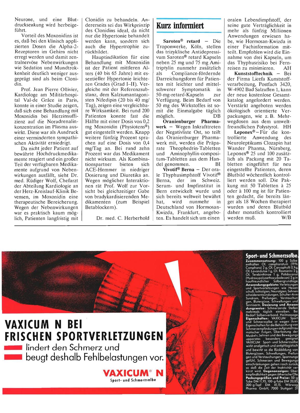 Vorschauseite 1: Kurz informiert