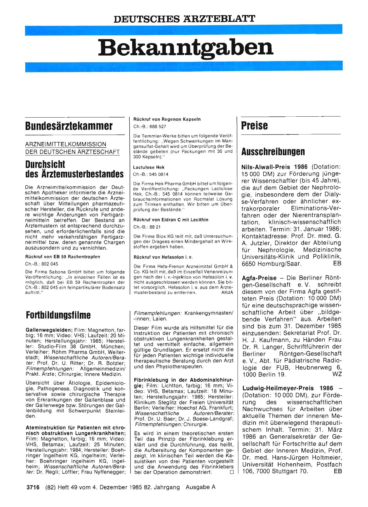 Vorschauseite 1: Fortbildungsfilme