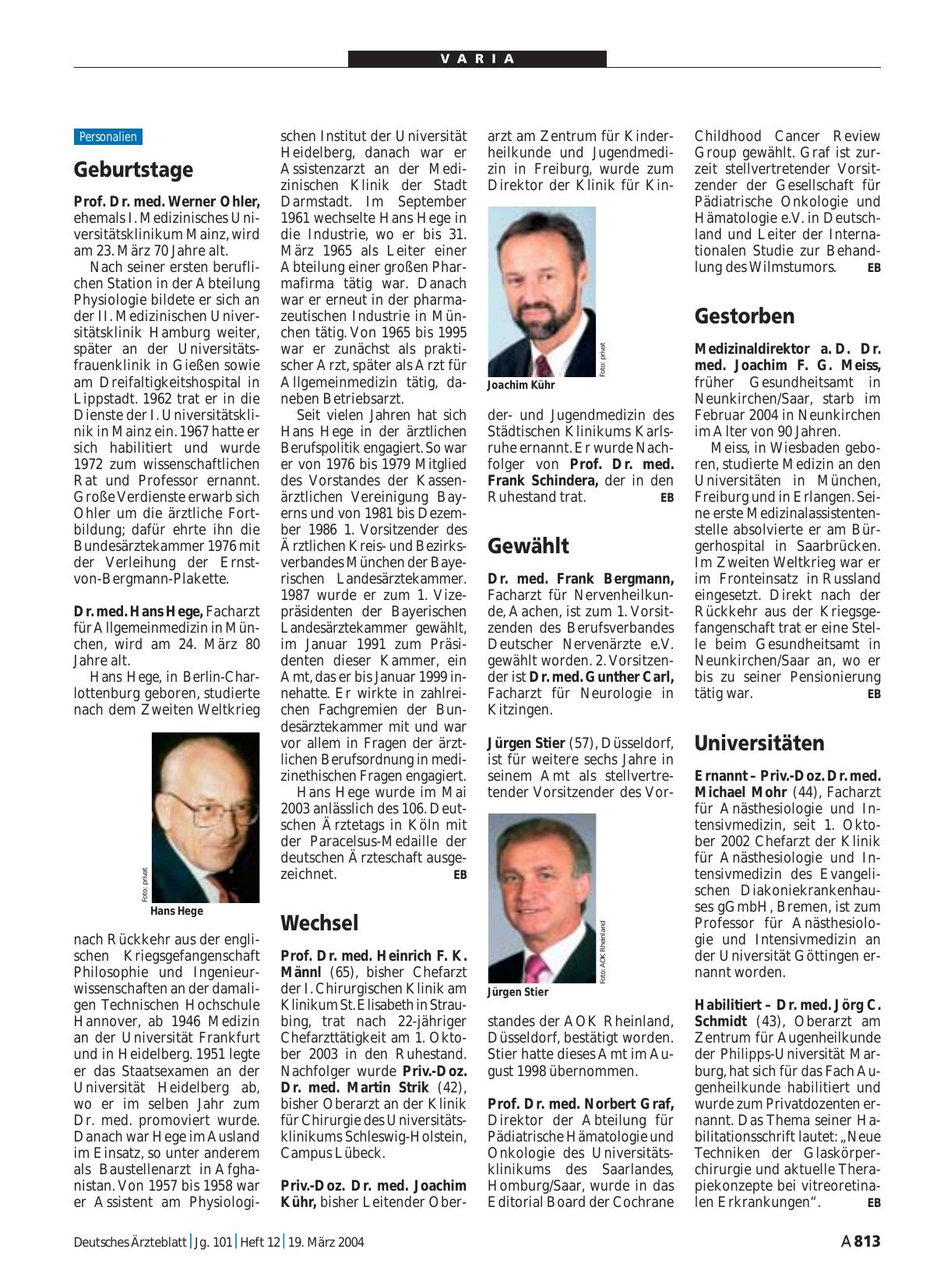 Vorschauseite 1: Gestorben