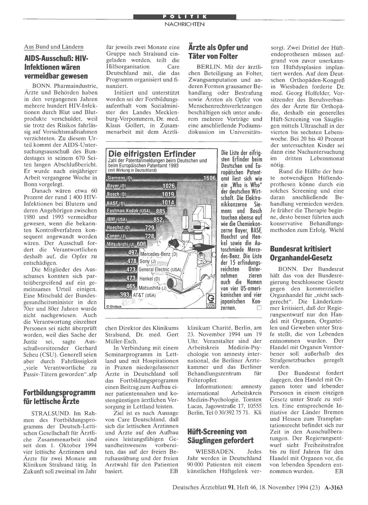 Vorschauseite 1: Hüft-Screening von Säuglingen gefordert