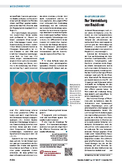 Vorschauseite 1: US-Leitlinie zur Gicht: Nur Vermeidung von Rezidiven