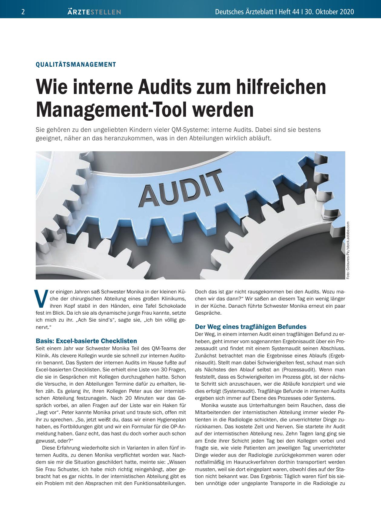 Vorschauseite 1: Qualitätsmanagement: Wie interne Audits zum hilfreichen Management-Tool werden