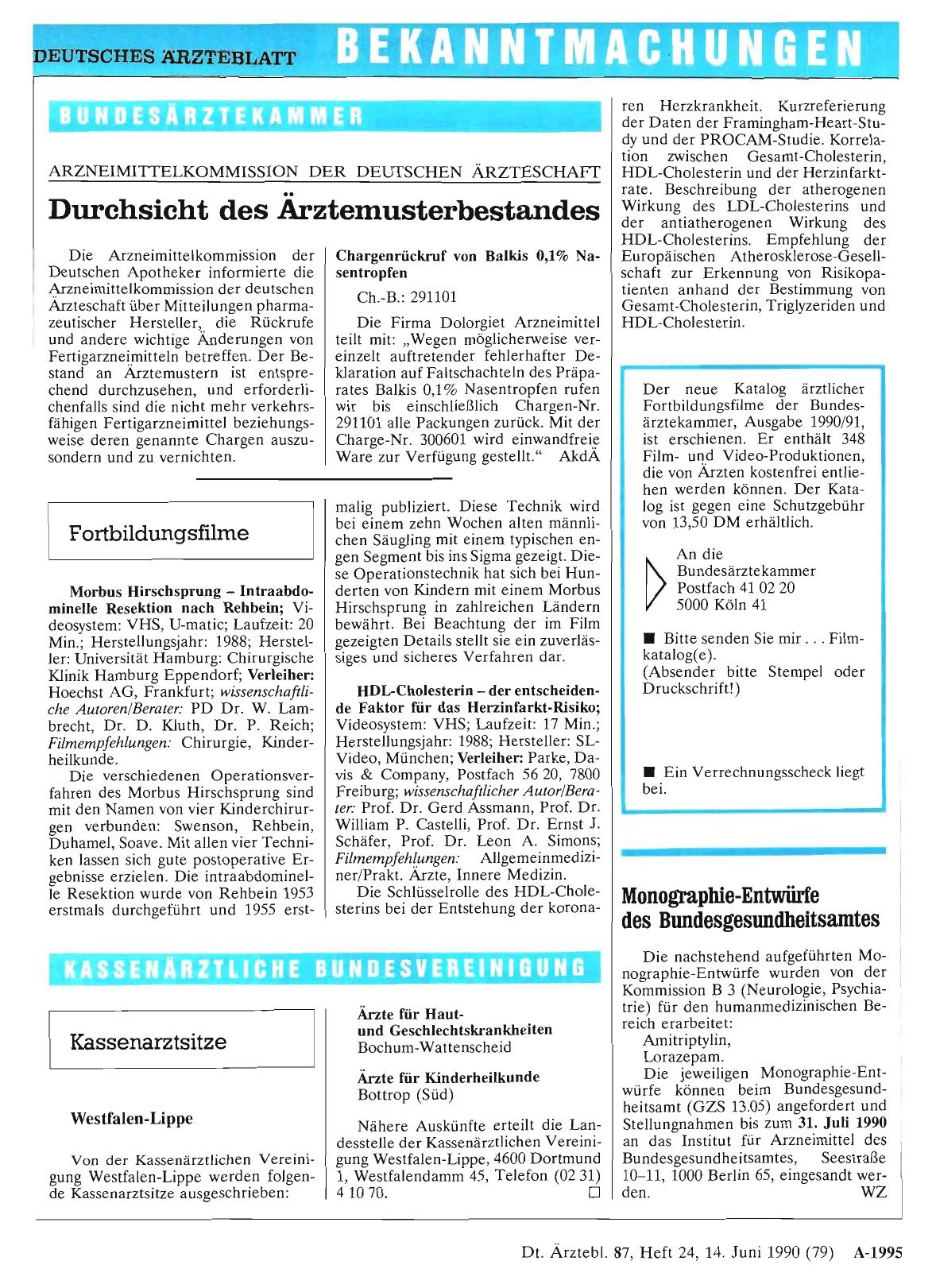 Vorschauseite 1: Fortbildungsfllme