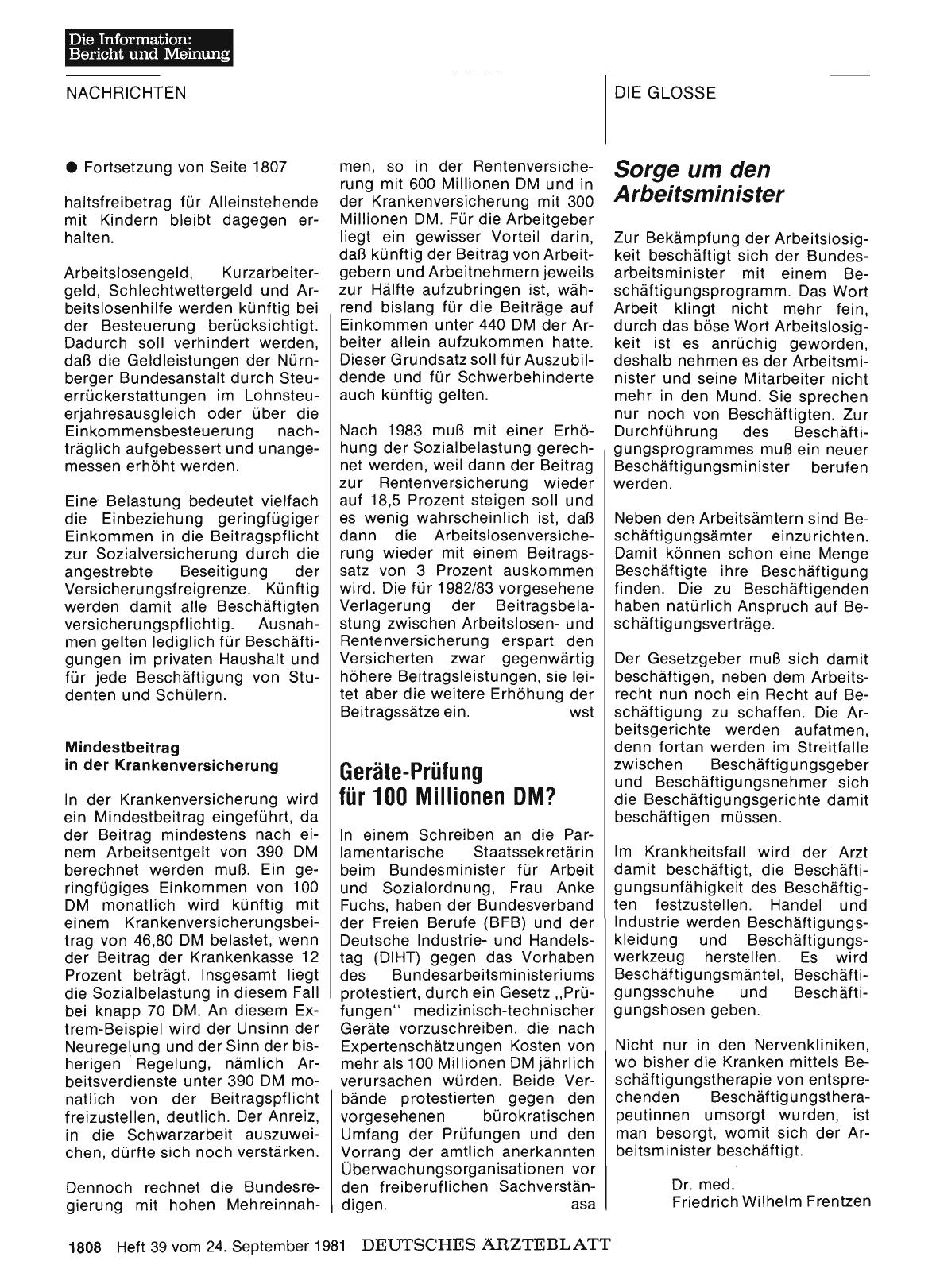 Vorschauseite 1: Geräte-Prüfung für 100 Millionen DM?