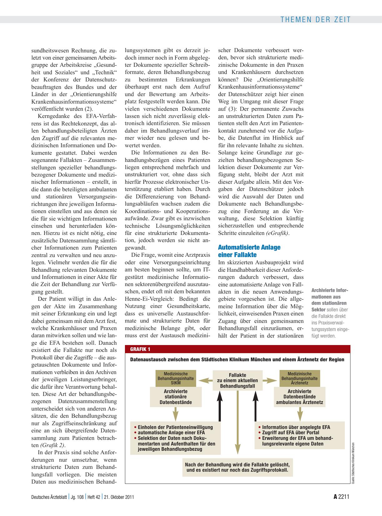 Vorschauseite 2: Sektorenübergreifende Kommunikation: Fallakte mit neuen Aufgaben