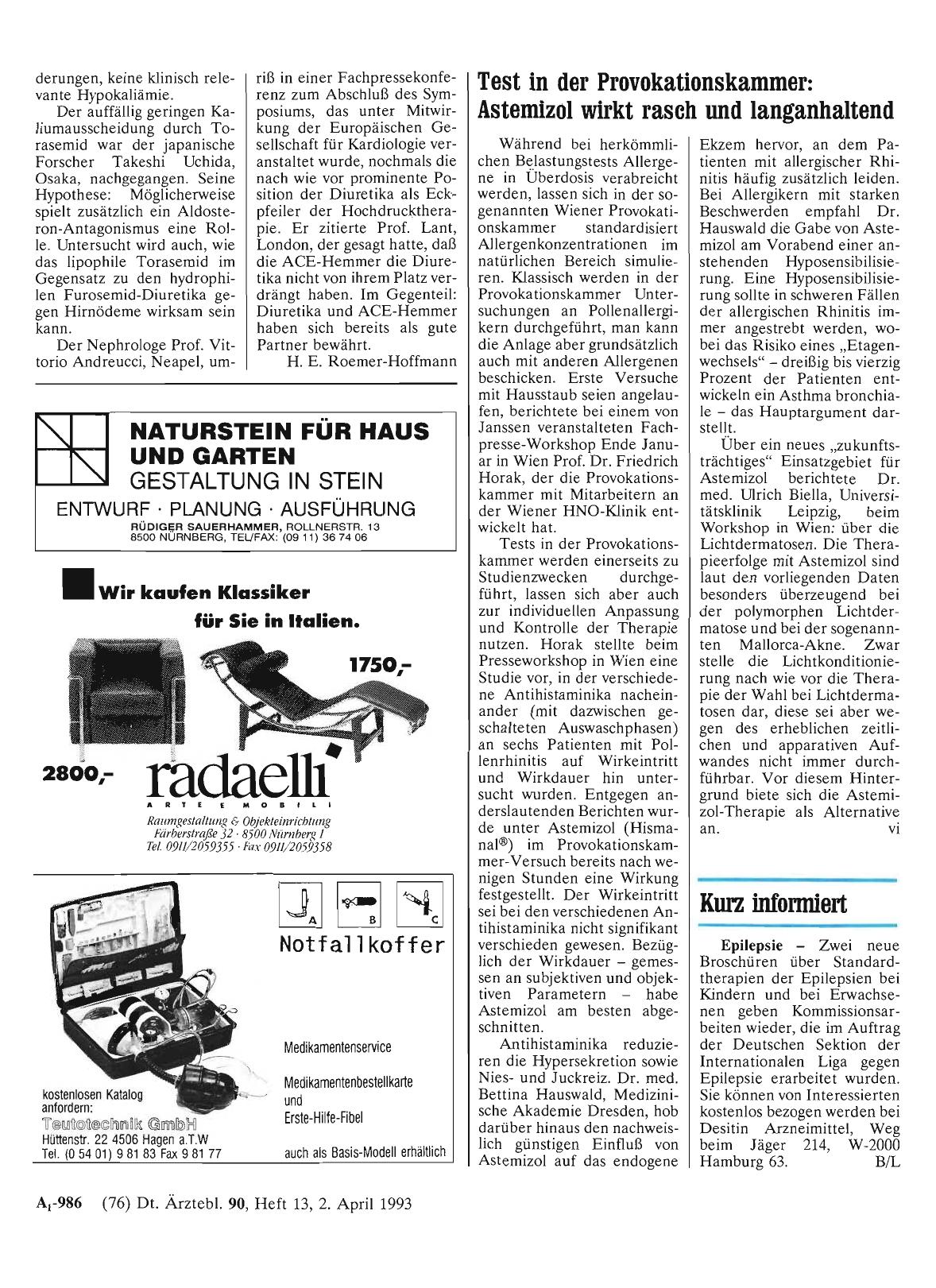 Vorschauseite 1: Kurz informiert