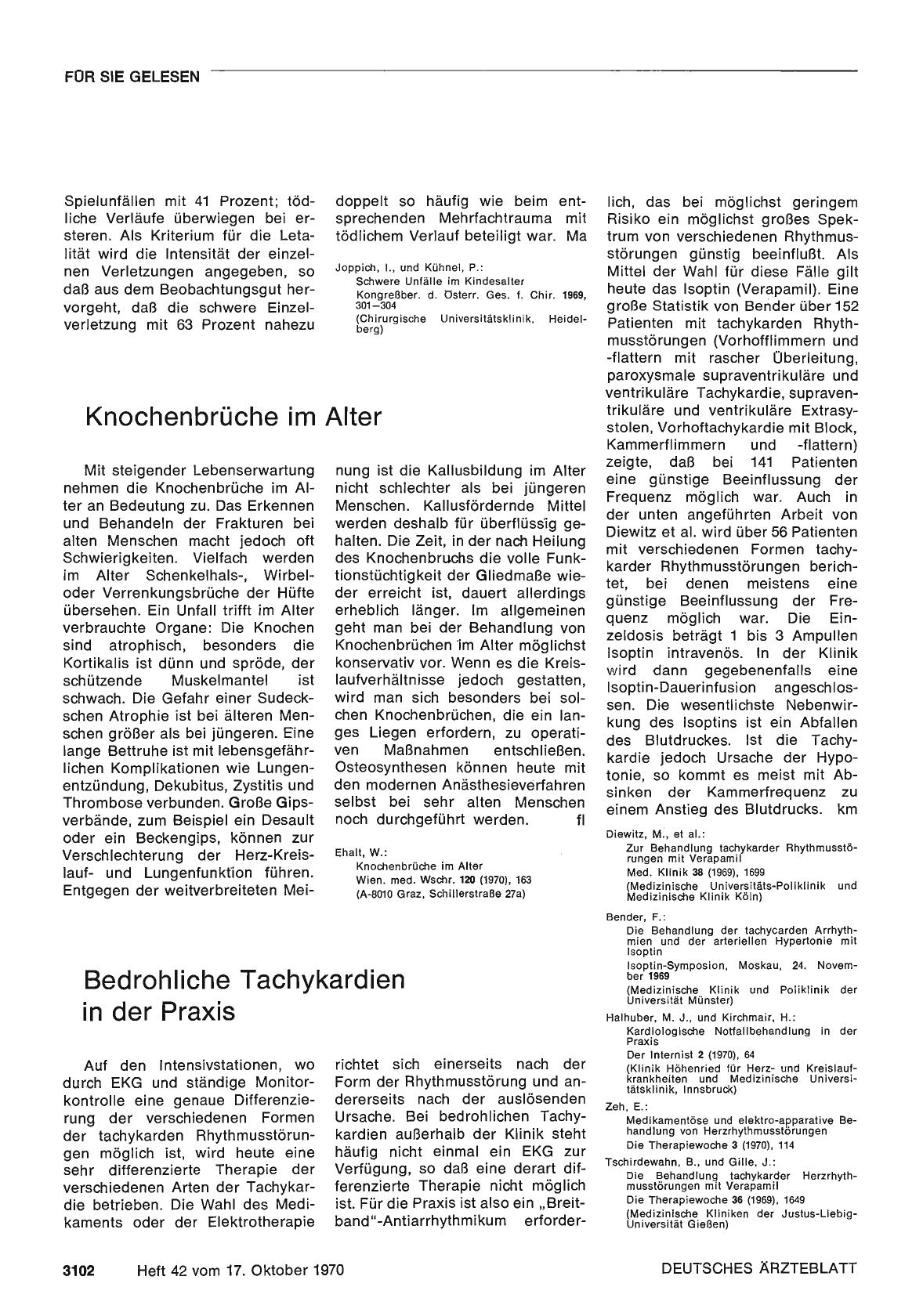 Vorschauseite 1: Bedrohliche Tachykardien in der Praxis