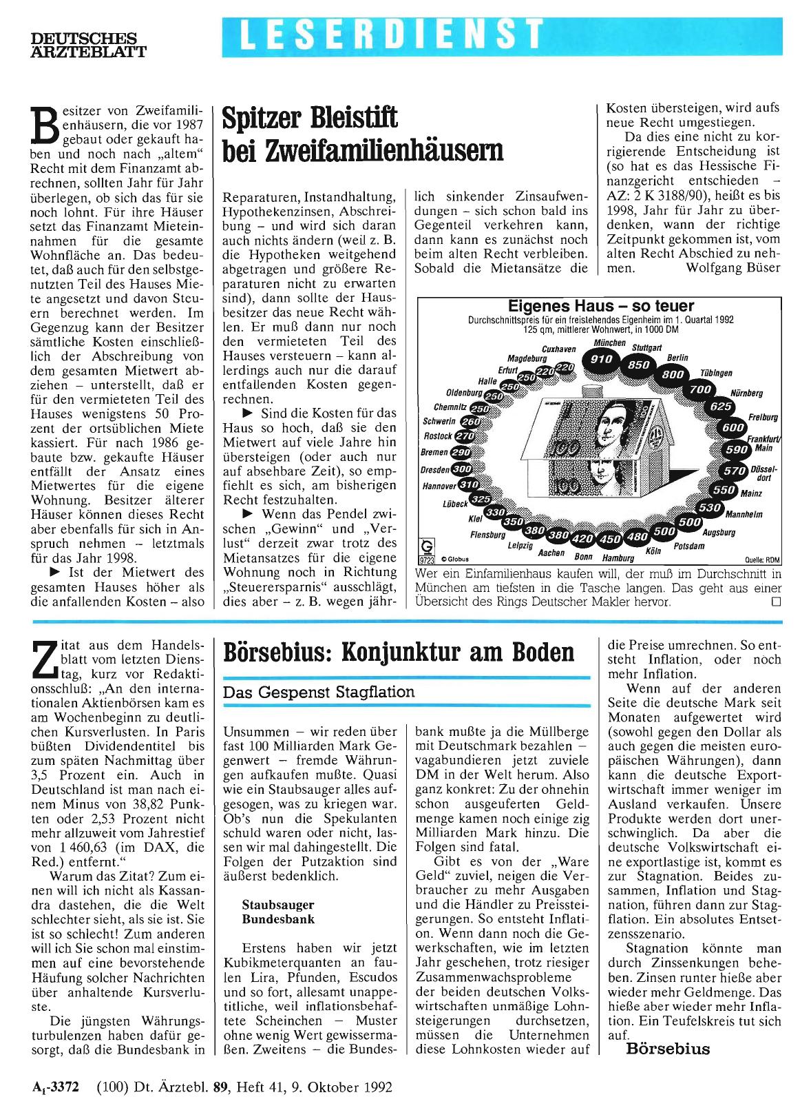 Vorschauseite 1: Spitzer Bleistift bei Zweifamillenhäusem