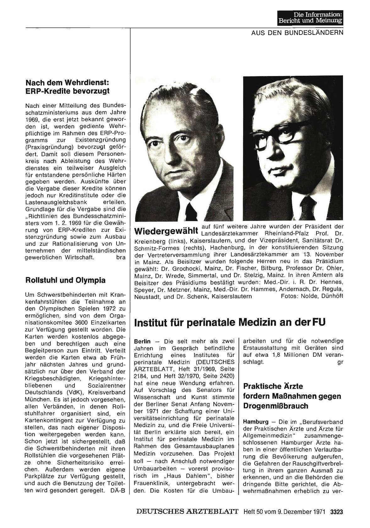 Vorschauseite 1: Nach dem Wehrdienst: ERP-Kredite bevorzugt