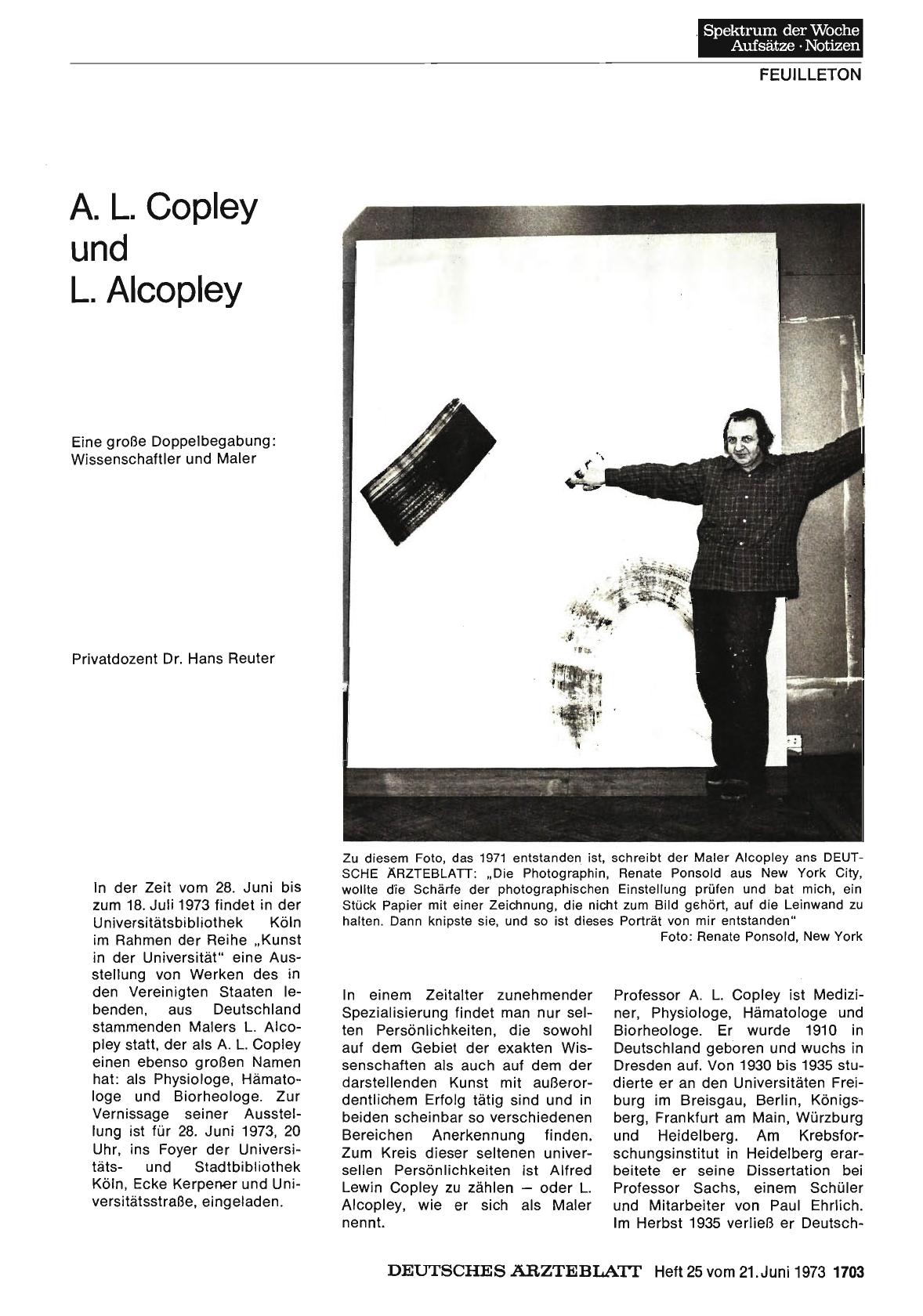 Vorschauseite 1: A. L. Copley und L. Alcopley