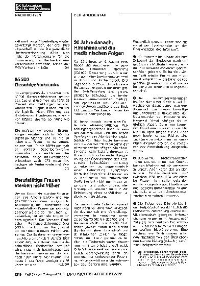 Vorschauseite 1: 85 300 Geschlechtskranke