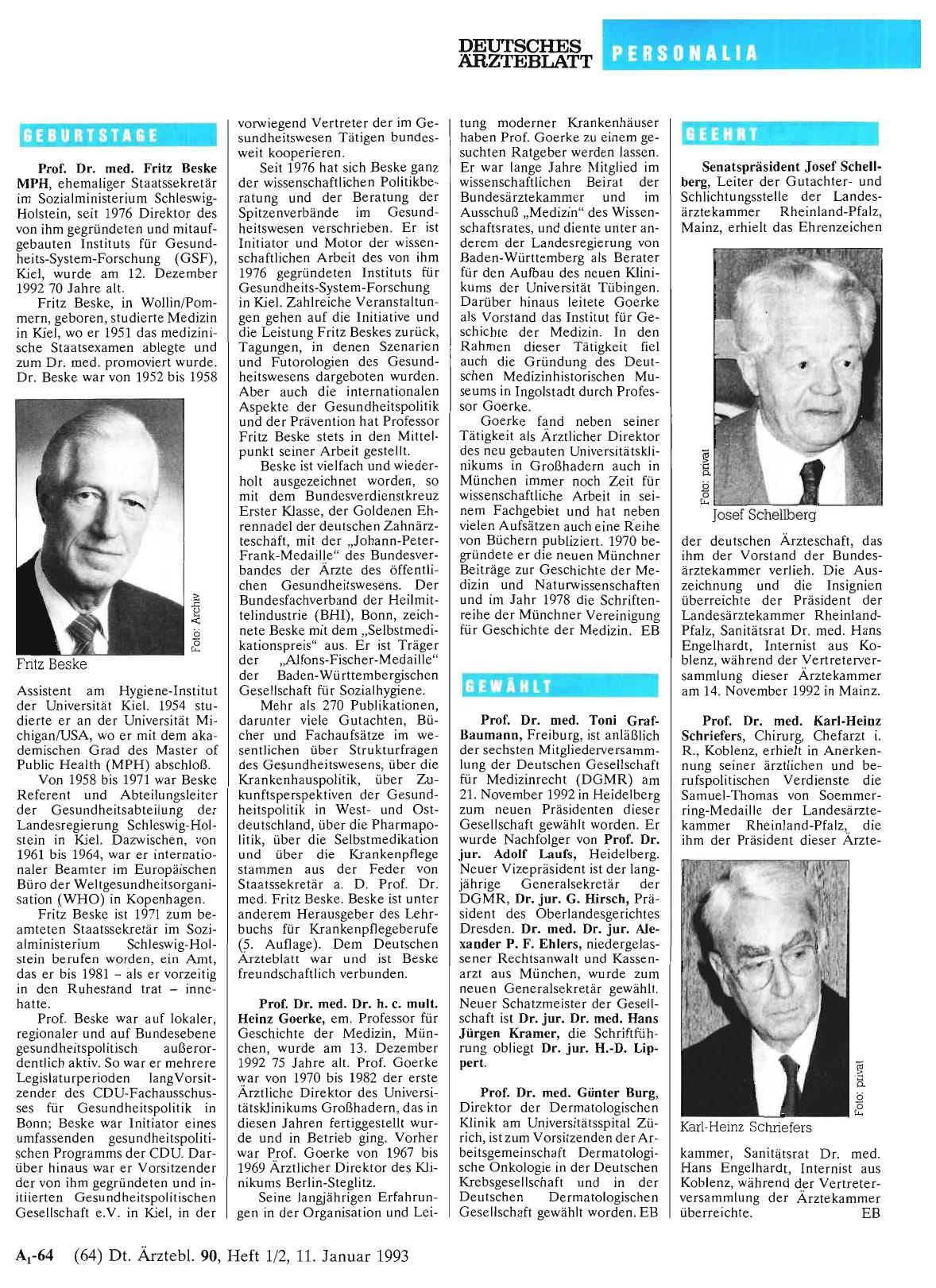Vorschauseite 1: Geburtstage