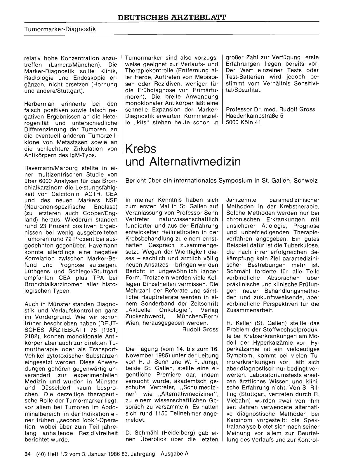 Vorschauseite 1: Krebs und Alternativmedizin