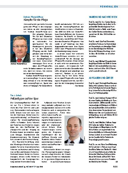 Vorschauseite 1: Andreas Westerfellhaus: Kämpfer für die Pflege