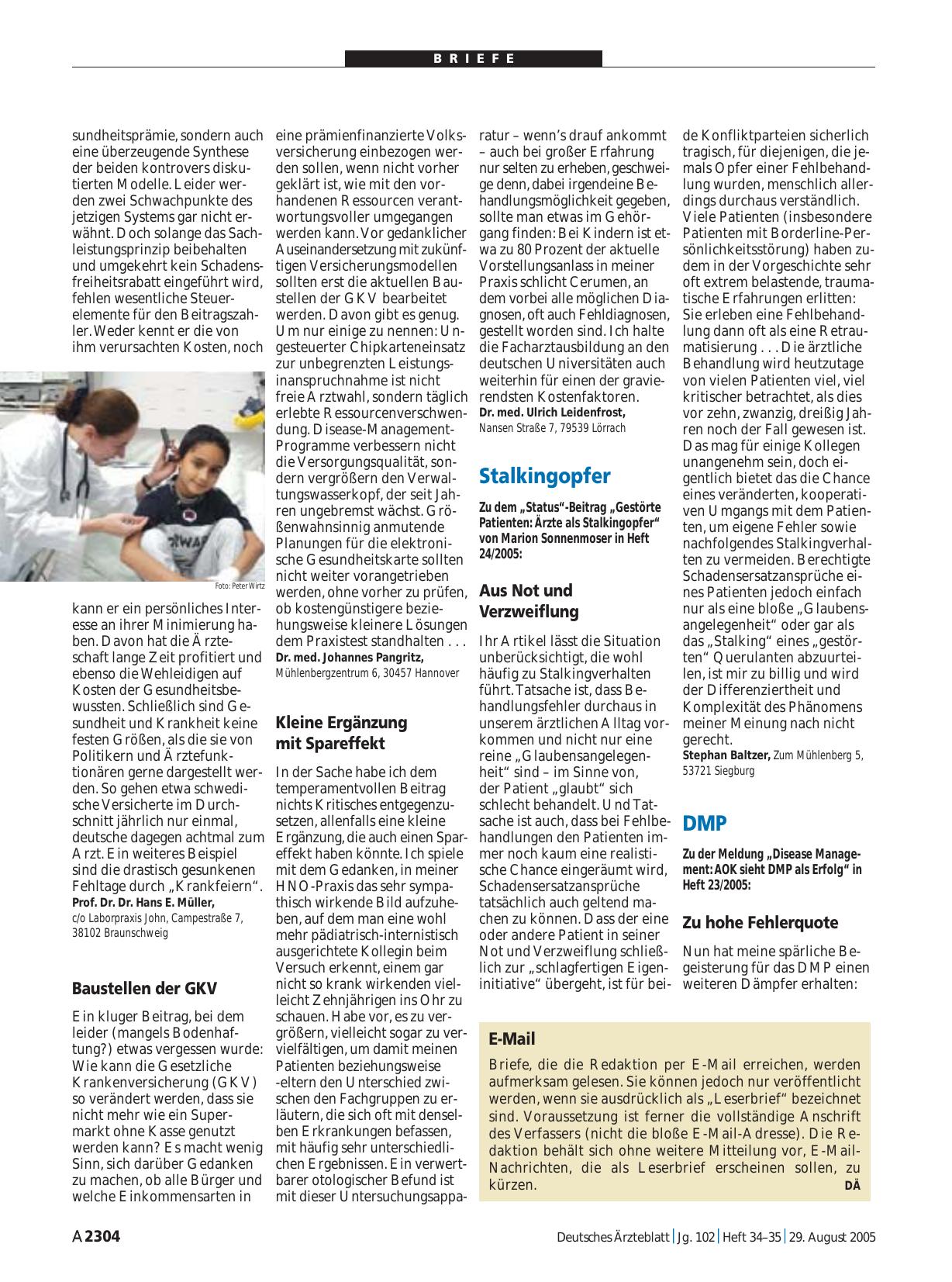 Vorschauseite 1: DMP: Zu hohe Fehlerquote