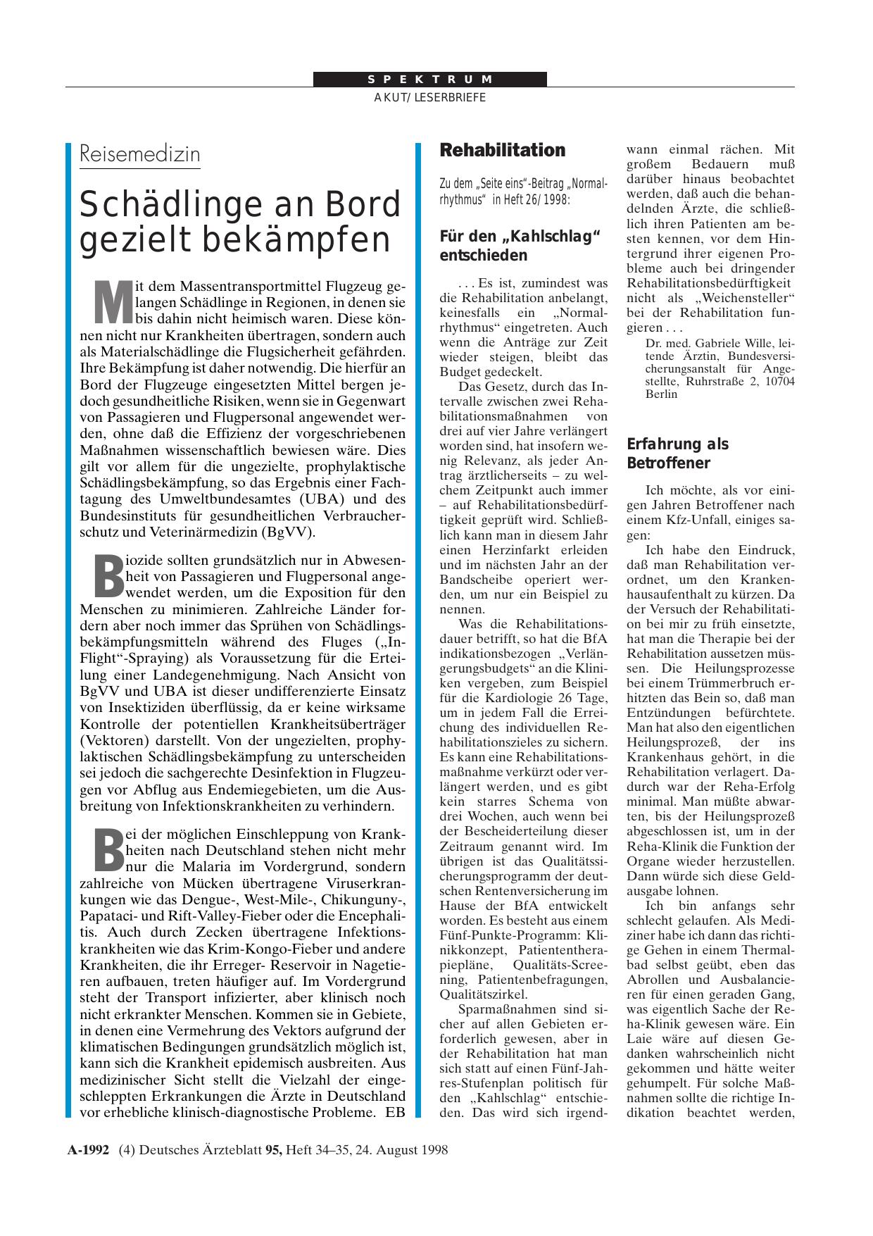 Vorschauseite 1: Rehabilitation: Erfahrung als Betroffener