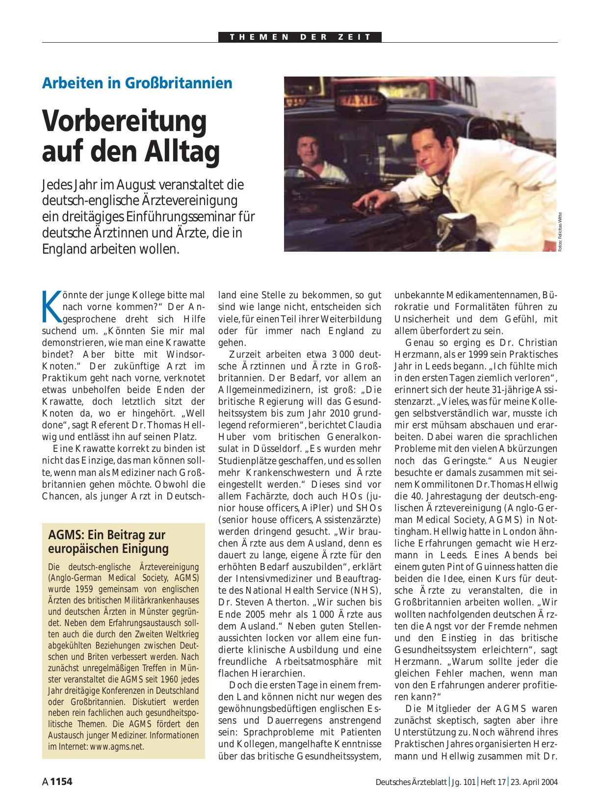 Vorschauseite 1: Arbeiten in Großbritannien: Vorbereitung auf den Alltag