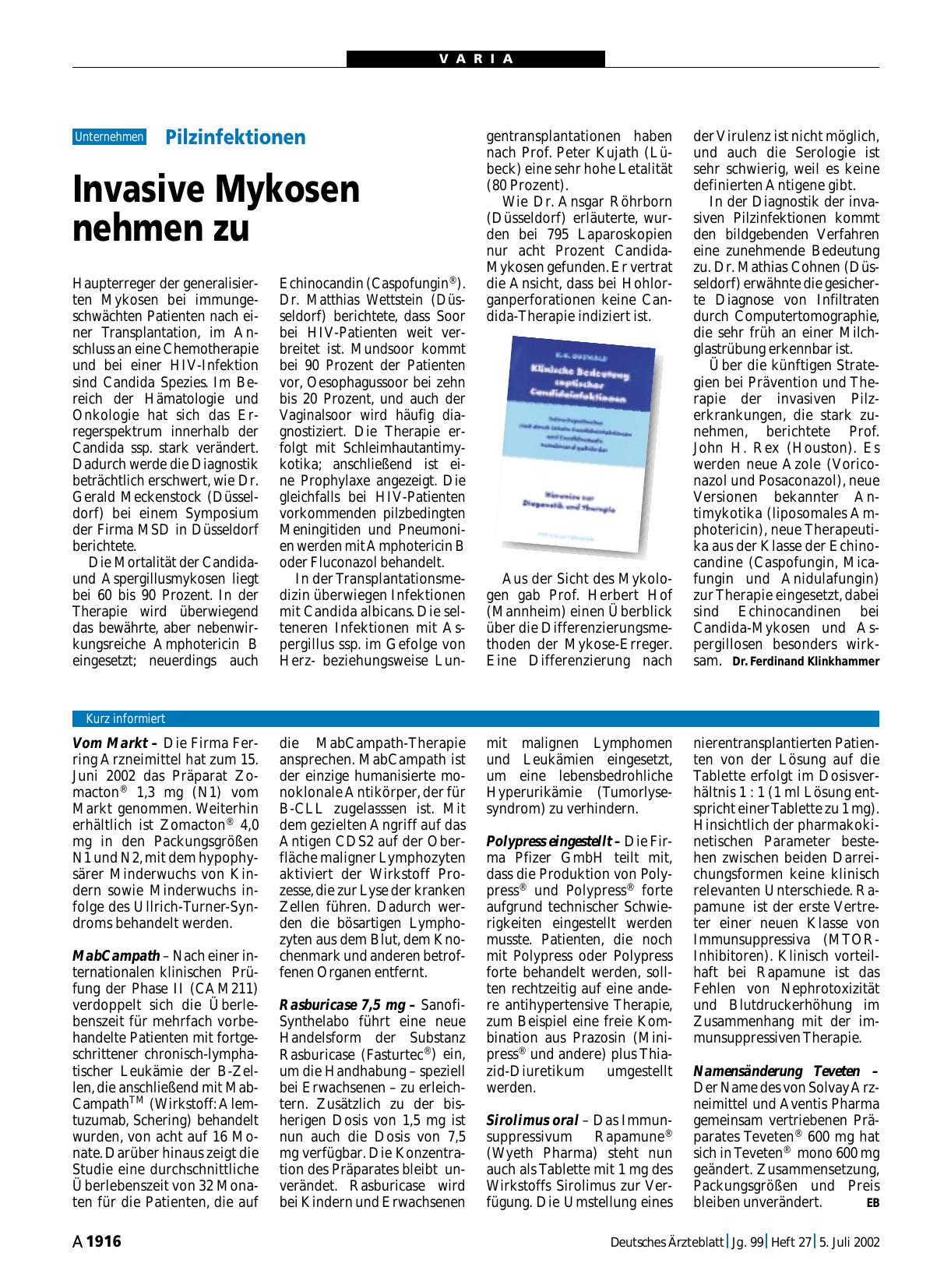 Vorschauseite 1: Polypress eingestellt