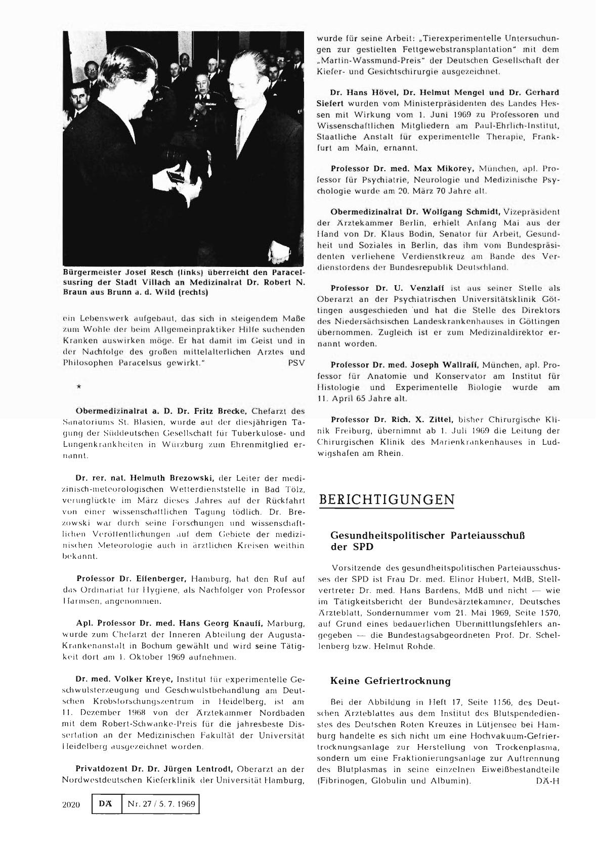 Vorschauseite 1: Gesundheitspolitischer Parteiausschuß der SPD