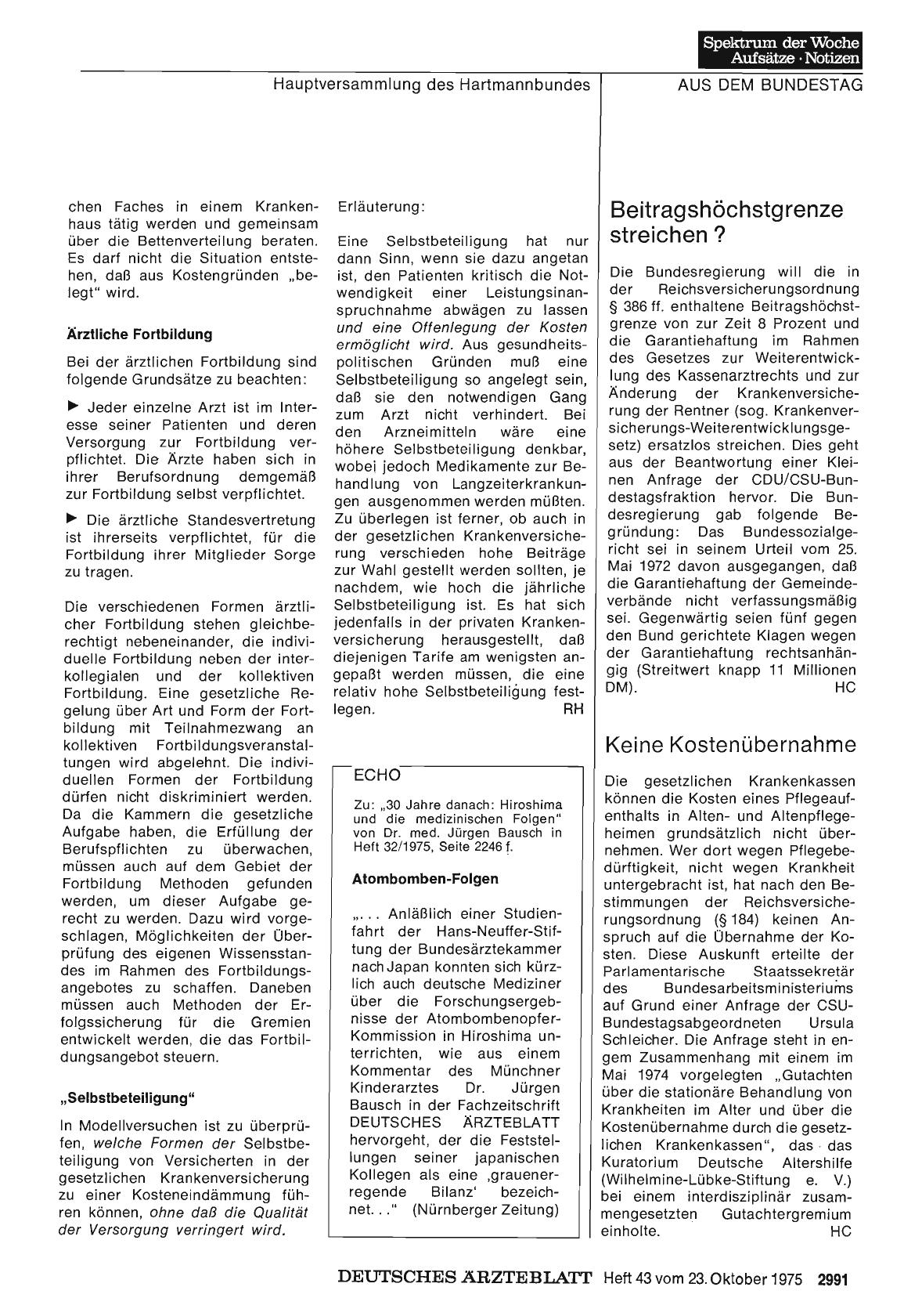 Vorschauseite 1: Beitragshöchstgrenze streichen?