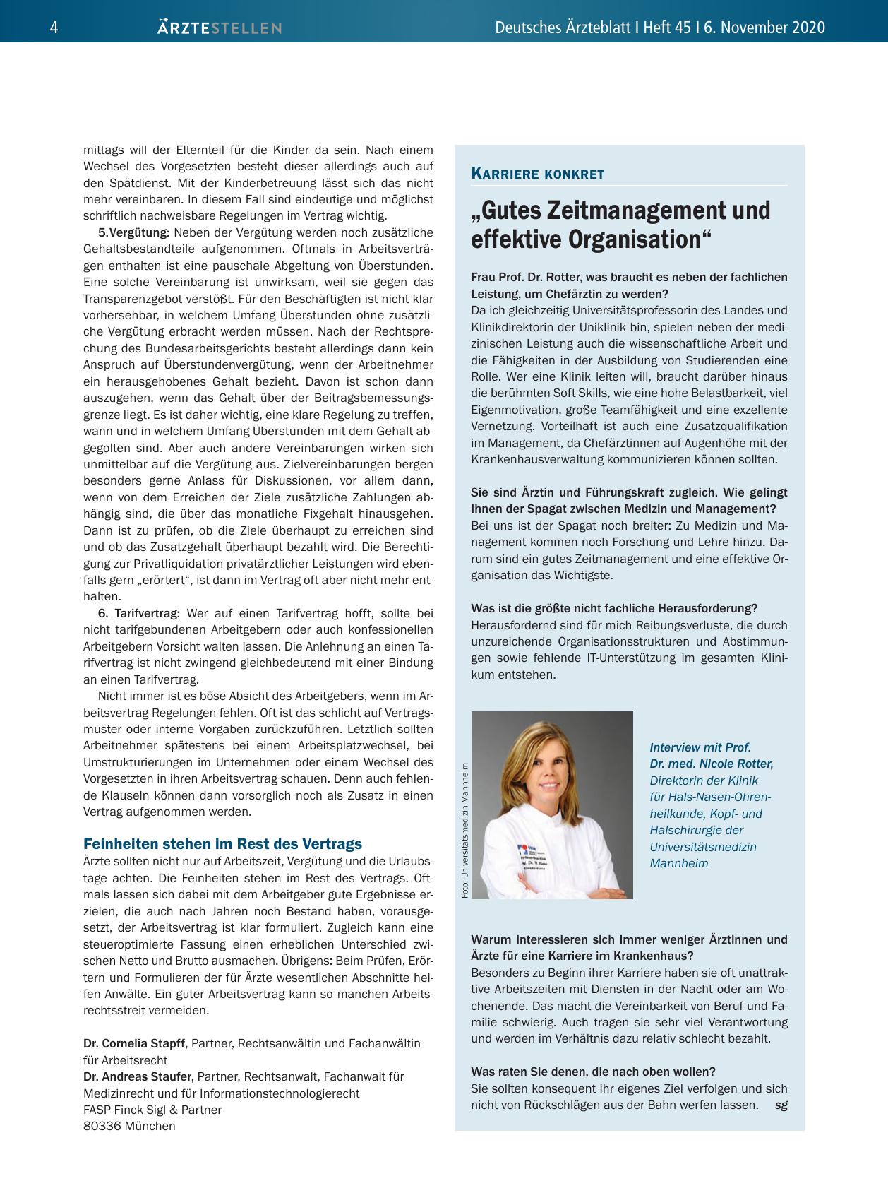 Vorschauseite 1: Recht: Arbeitsvertrag – Darauf sollten Ärzte achten