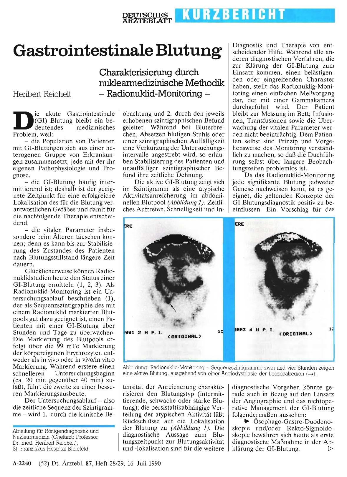 Vorschauseite 1: Gastrointestinale Blutung